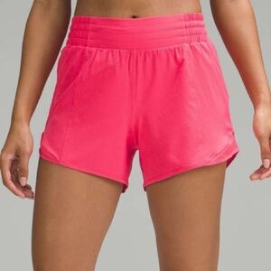 Lululemon Hotty Hot 4” Shorts Lip Gloss Pink